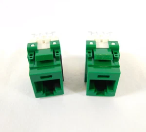 NK6X88MGR Panduit NetKey Category 6A UTP RJ45 Keystone Jack - QUANTITY OF 2 - Afbeelding 1 van 5