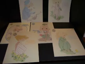 6-LOT Precious Moments Cross Stitch Pattern Booklet 1980 Designs by Gloria & Pat - Picture 1 of 16