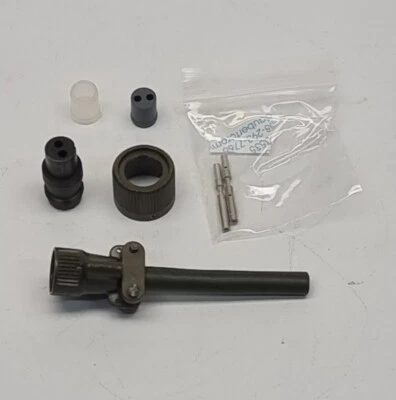 ITT Cannon CA Bayonet 2 Position CA-B Connector Plug Crimp Socket CB6E10SL-4SC - Image 1 of 4