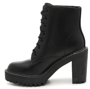 Madden Girl ARCHIE Heel Boots Combat Plateau Spitze 6m Steve Madden - Bild 1 von 2