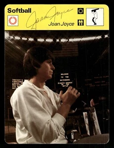 Joan Joyce Autographed 1978 Sportscaster Italy 4x6 card Softball Legend - Picture 1 of 2