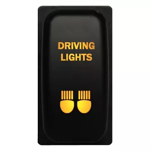 Push switch DRIVING LIGHTS M120O 12V 3A LED orange for Mitsubishi Outlander E... - Picture 1 of 1