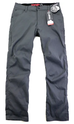 Wrangler ATG Fleece Lined Pants Men's Sizes Dark Grey Water Repellent Warm - Image 1 of 4