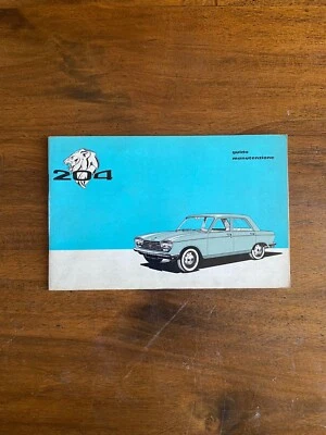 Uso e Manutenzione - Peugeot 204 - Immagine 1 di 4
