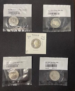 Quarter Proofs 2-2010, 1-2017, 2-2020 Unc und Proofs Yosemite, Douglass - Lot 5 - Bild 1 von 12
