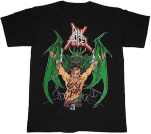 Camicia unisex vintage Dark Angel Leave Scars Tour cotone nero tutte le taglie J982 - Foto 1 di 3
