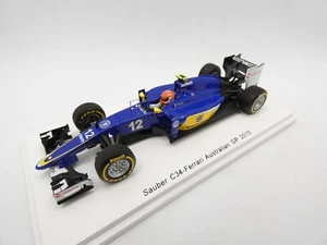 Sauber Ferrari C34 Felipe Nasr #12 Australian GP 2015 S4609 1/43 Spark F1 Rare - Picture 1 of 2