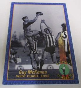 Guy McKenna - West Coast Eagles Football Club - Cazaly Classics Card - AFL, 1994 - Picture 1 of 4