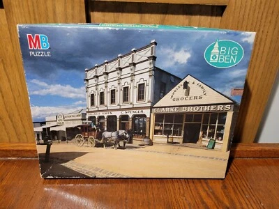 MB: Big Ben Victoria, Australia 1000 Piece Sealed Retro Jigsaw Puzzle NIDSB NOS  - Image 1 of 4