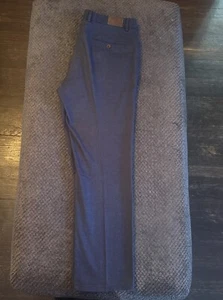 Peter Millar Mens Size 35x29 Blue Gray Chino Golf Pants - Picture 1 of 16