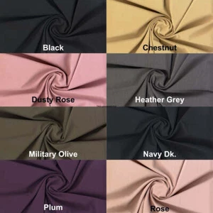 Twill Voila Stretch Fabric by the Yard - Rayon Dress Pants Sewing Fabric - Picture 1 of 18