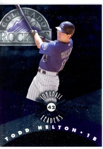 2001 Donruss Longball Leaders Insert #LL-7 Todd Helton /1000 - Picture 1 of 2
