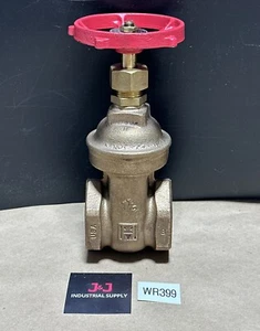 NEW- Milwaukee Valve FIG105 1-1/2" Brass Gate Valve 125SWP 200WOG + WARRANTY🇺🇸 - Picture 1 of 8