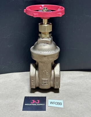 NEW- Milwaukee Valve FIG105 1-1/2" Brass Gate Valve 125SWP 200WOG + WARRANTY🇺🇸 - Image 1 of 4