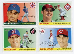 2004 Topps Heritage Baseball Base (1-397) Pick Your Card Complete Your Set