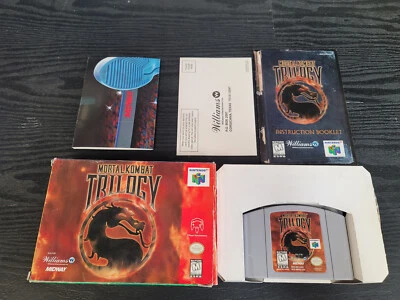 Mortal Kombat Trilogy Nintendo 64 N64 Complete In Box CIB Great Shape Poster Reg - Image 1 of 4