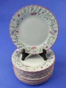 12 Vintage 1980s Johnson Brothers Summer Chintz Floral  Salad Plates 7 Inch - Picture 1 of 12