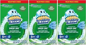 Scrubbing Bubbles Toilet Bowl Tablets, Continuous Clean Toilet Drop In Discs, 4 - Picture 1 of 1