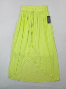 Thalia Sodi Skirt Womens Extra Small Green Tulip Hem Flowy Whispy Beach NWT - Picture 1 of 16