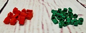 Parts $ Pieces 1996 Monopoly Houses and Hotels - Picture 1 of 3