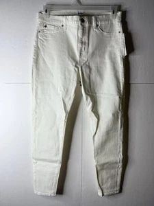 New Women’s Hudson Jeans Mid Rise Nico Super Skinny Ankle White Size 31 MSRP$165 - Picture 1 of 7
