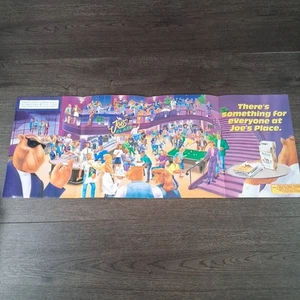 Vintage 1994 Camel Lights Pool Hall Poster Banner 30" X 11" Joe Camel - Picture 1 of 7