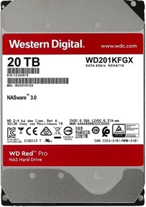20TB - Western Digital Red Pro 7200 RPM SATA 6 Gb/s Hard Drive - WD201KFGX - Photo 1/1