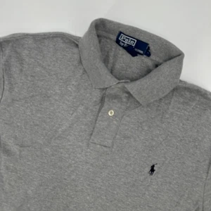 Polo by Ralph Lauren Polo Shirt Mens Small Gray Short Sleeve Cotton Pony Logo - Picture 1 of 9