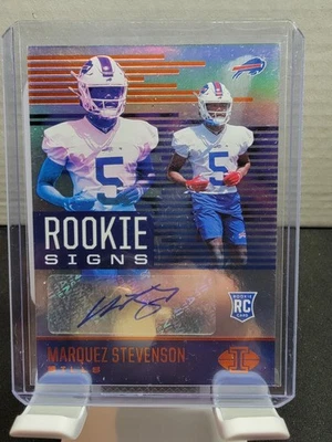2021 Illusions Marquez Stevenson Signs Orange Rookie Auto Autograph RC #RS-MS - Image 1 of 2