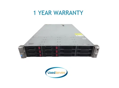 HPE DL380 G9 12LFF 64GB 2xE5-2640v4 2.4GHZ=20Cores 6x1TB 6G SATA P840ar - Image 1 of 2