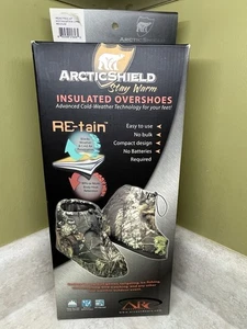 Arctic Shield Insulated Overshoes Camo Boot Insulator w/ Zipper Realtree Medium - Picture 1 of 8
