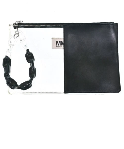 MM6 Bolso Clutch Mujer Vintage Usado Marrón Cuero Accesorios B Foto 1 de 4
