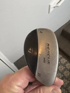 TAYLORMADE RESCUE MID 4 HYBRID 22 DEGREE REGULAR FLEX STEEL SHAFT 4H GOLF CLUB - Picture 1 of 4
