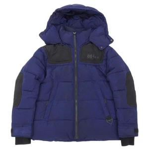 DIESEL RHAVA Hoody Puffer Jacket Men's Navy S Jacket S Navy - Picture 1 of 6