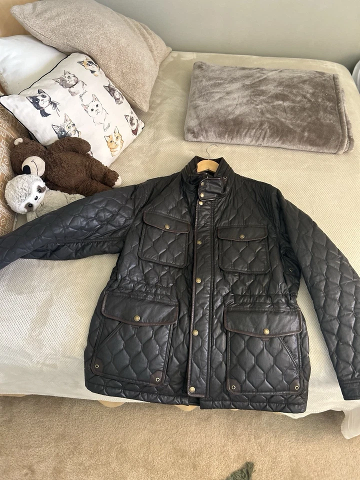 Coach 83740 Men’s Quilted Leather Wyatt Field Jacket. XL - Image 1 of 4