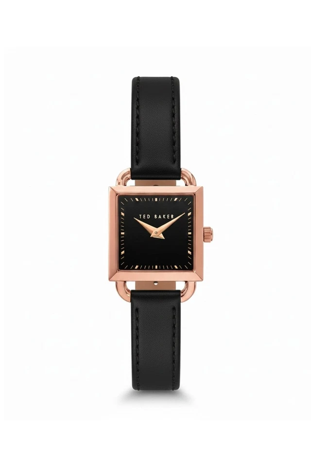 Reloj Ted Baker esfera negra correa de cuero 24 mm TB030LA1 Foto 1 de 1