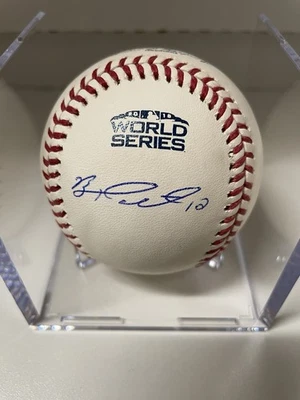 Brock Holt 2018 World Series Game Rawlings Baseball Boston Red Sox - Image 1 of 2