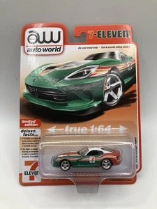 Auto World 1/64 scale 2012 Dodge Viper GTSCoupe 7-11 Promo Deluxe Series Diecast - Foto 1 di 2