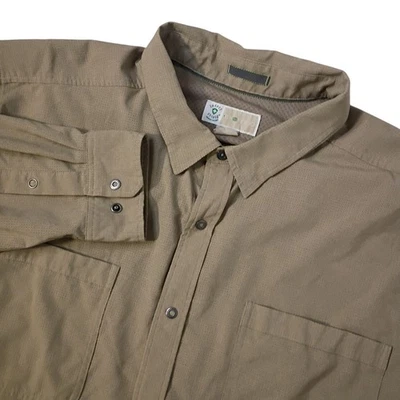 ExOfficio BugsAway Tiburon Shirt Mens 3XL Beige Vented Hiking Fishing Gorpcore - Image 1 of 4