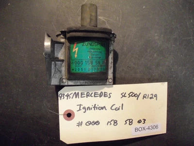 93 94 95 MERCEDES SL500/R129 IGNITION COIL #000 158 58 03  (( BOX-4127 )) - Image 1 of 3