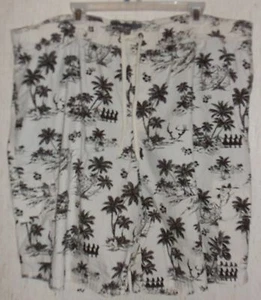 EXCELLENT MENS OLD NAVY HAWAIIAN PRINT BOARD SHORTS SWIM TRUNKS   SIZE XXL - Picture 1 of 3