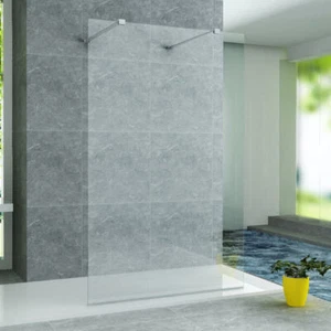 Duschwand Duschglas Walk-In Beidseitig Begehbar Klarglas Duschabtrennung ESG - Bild 1 von 4