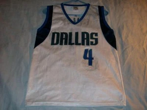 Michael Finley 4 Dallas Mavericks Park Antony White Jersey Men's Medium used - Picture 1 of 2