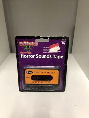 SEALED Chiller/Thriller Sound Effects Vintage Halloween Horror Sounds Tape Music - Image 1 of 2