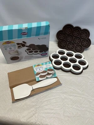 Kit completo de sanduicheira Chef'n Sweet Spot mini sorvete Oreo redondo molde - Imagem 1 de 2