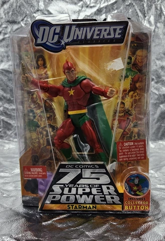 Starman - DC Universe Wave 15 Figure 6 Includes Collector Button Cover