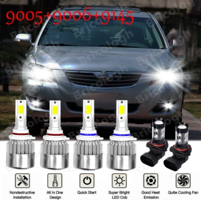 Kits de 6X faros antiniebla LED para Toyota Camry 2002 2003 2004 2005 2006 Foto 1 de 4