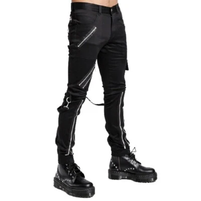 Men Gothic Bondage Pant Rock Hard Trouser  Pant - Image 1 of 4