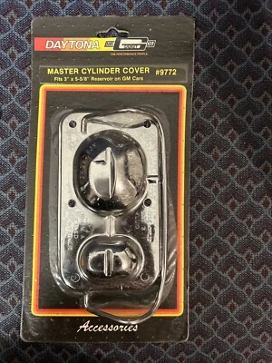 Mr Gasket Co. Chrome Brake Master Cylinder Cover Cap Mr Gasket 9772 CHROME GM - Image 1 of 2
