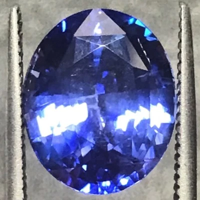 Blue Sapphire Natural 6.16 Carat Oval Genuine Loose Gemstone Fine Ceylon Gem - Image 1 of 4